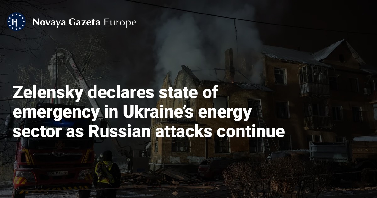 Zelensky Establishes Operational Headquarters in Kyiv Amid Russia's Attacks on Power Grid