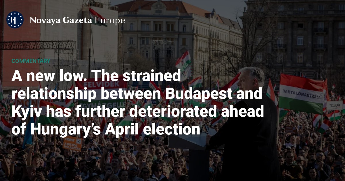 Relations between Hungary and Ukraine have deteriorated significantly over the past month. In early March, the Hungarian authorities arrested seven Ukrainian bank workers who were transporting millions of US dollars worth of cash and gold through Hungary to Ukraine. 