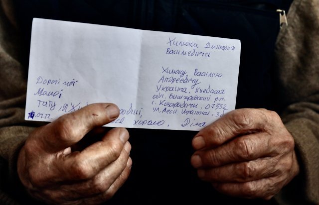 Прошлогодняя записка Хилюка. Фото: «Репортеры без границ»