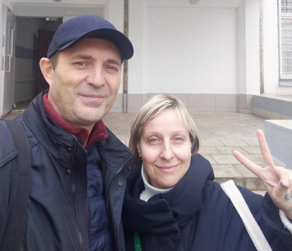 Адвокат Сергей Мельников и Татьяна Червенко. Фото: Иван Дроботов
