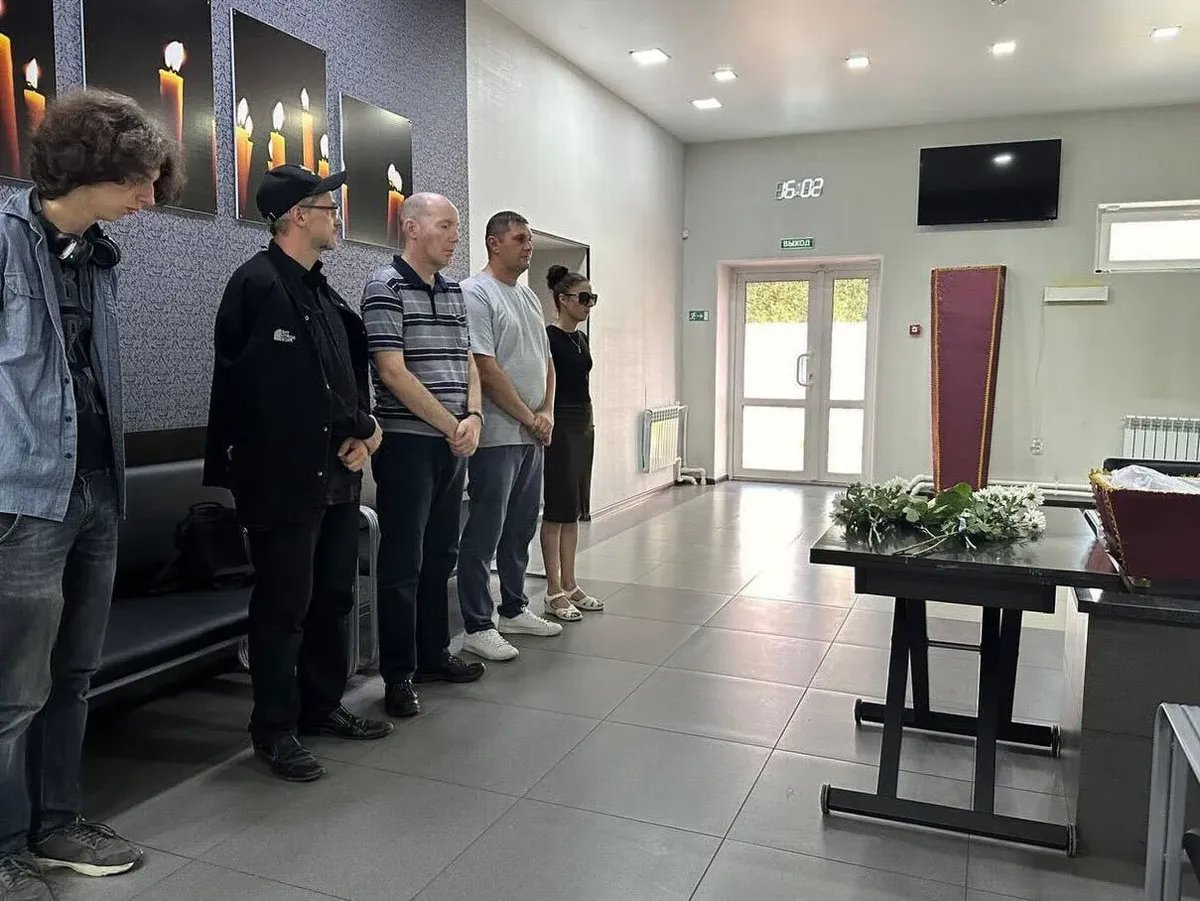 I funerali di Pavel Kushnir a Birobidzhan. Foto: anonimo