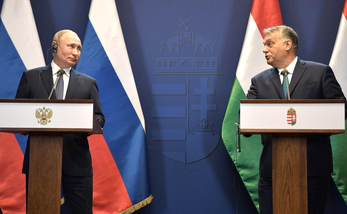 Vladimir Putin and Viktor Orban. Photo by the  Kremlin