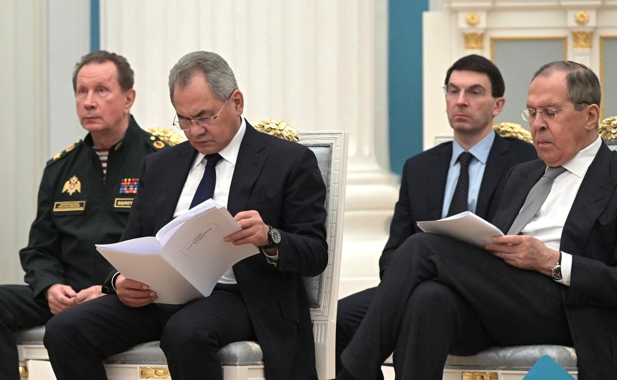 Заседание Совета Безопасности, 21 февраля 2022 года. Фото:  Президент России