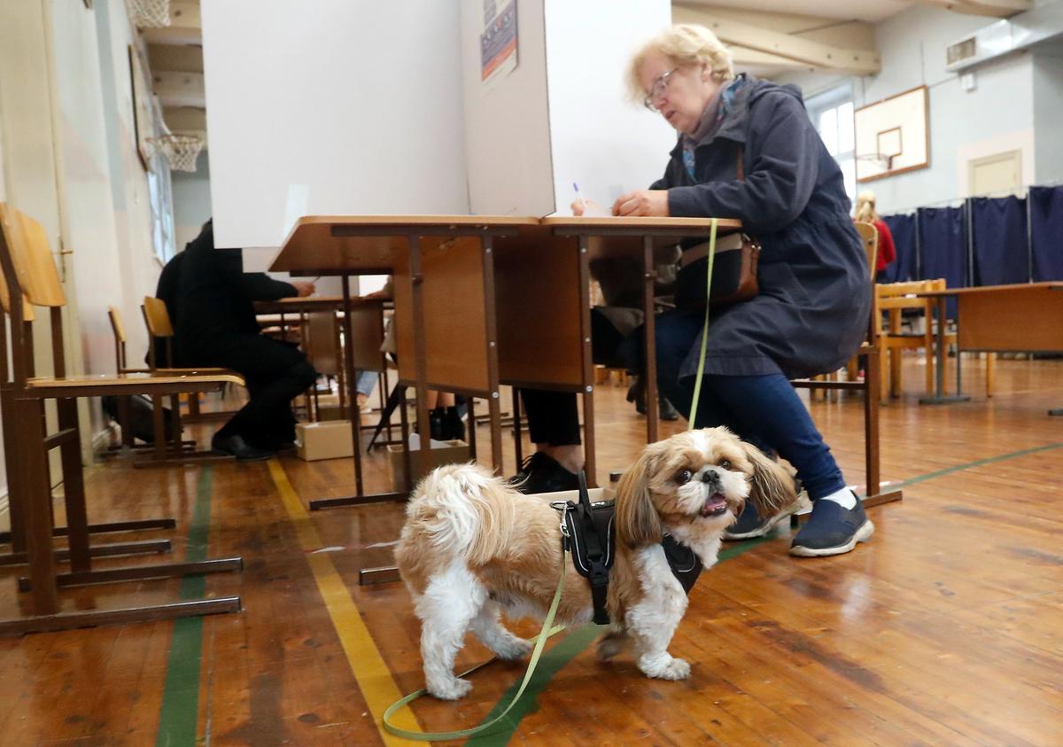 Голосование на выборах в Латвии. Фото: ЕРА