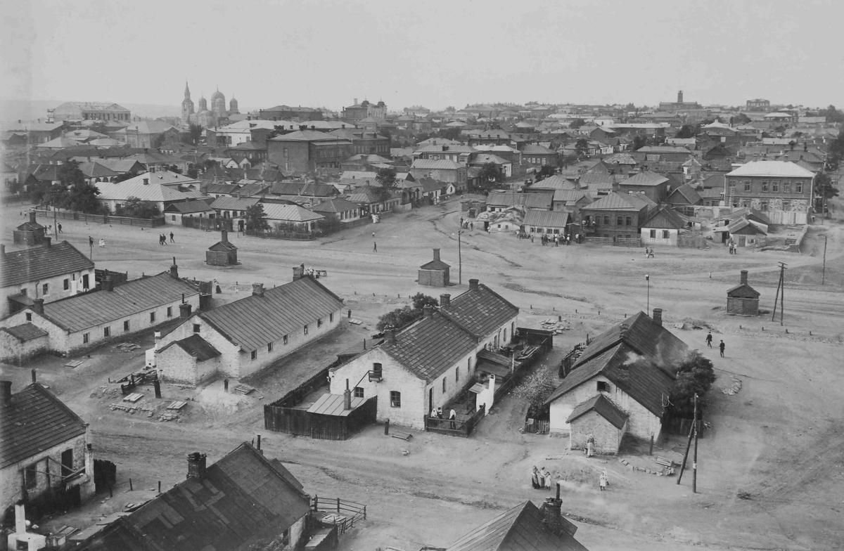 Шахтёрский посёлок, 1912 год. Фото: Фонд Донецкого краеведческого музея