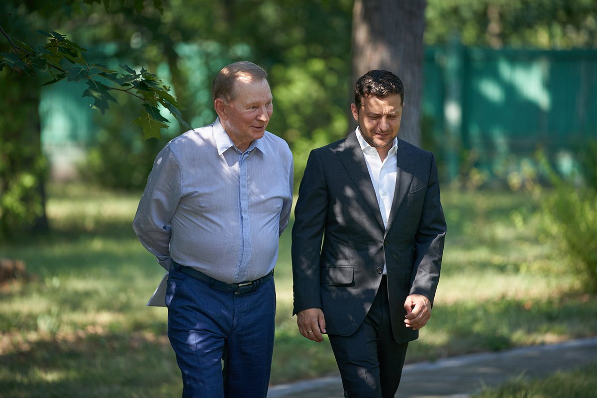 Зеленский вместе с Кучмой, фото: Офис Президента Украины