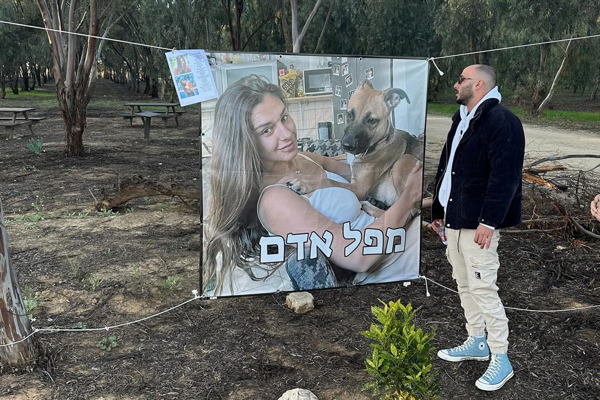 Рои Шалев на месте проведения фестиваля Nova, январь 2024 года. Фото: @roeishalev /  Instagram