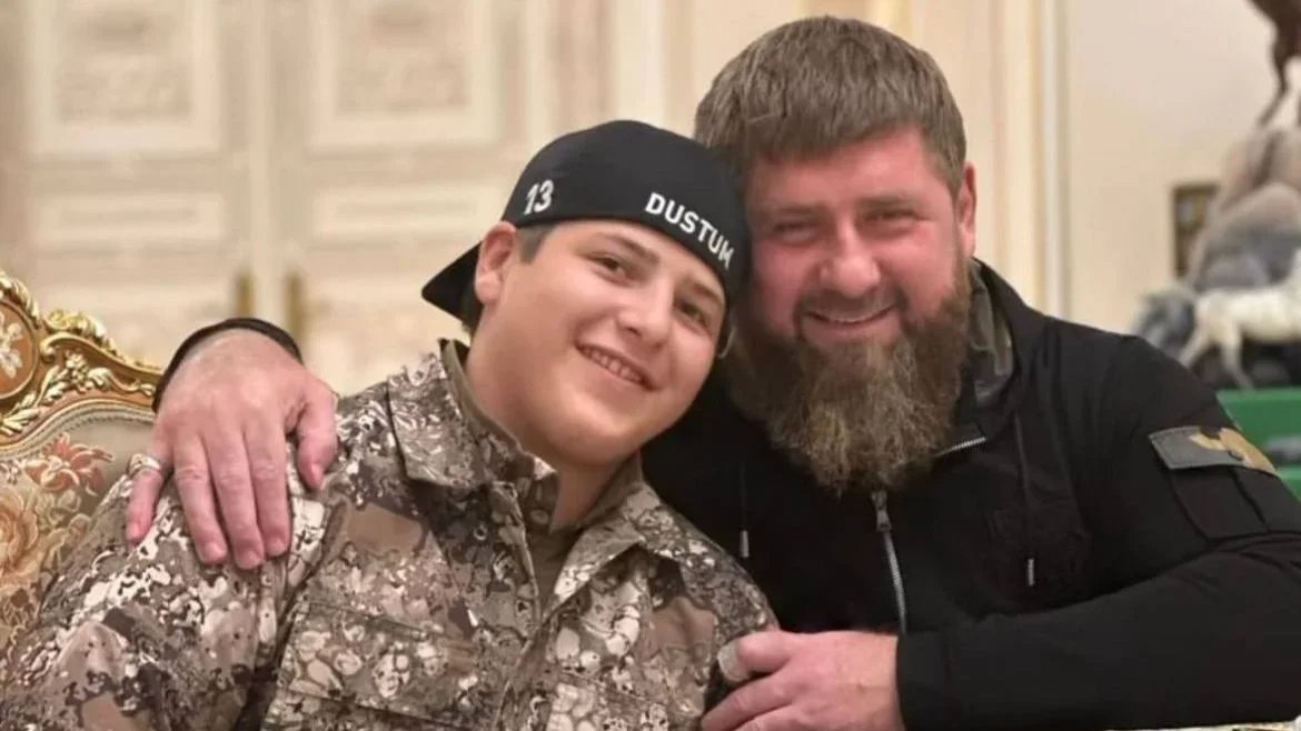 Adam and Ramzan Kadyrov. Photo: Kadyrov’s Telegram channel