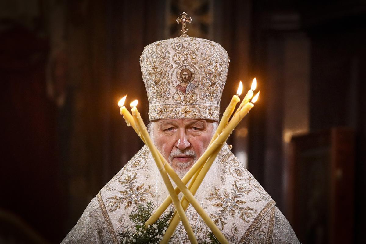 Патриарх Кирилл. Фото: EPA-EFE/YURI KOCHETKOV