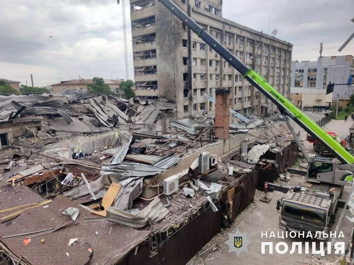 Photo: the Kramatorsk missile attack aftermath