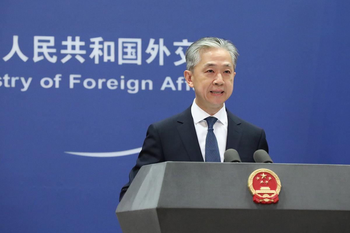 Wang Wenbin. Photo by VCG/VCG via Getty Images