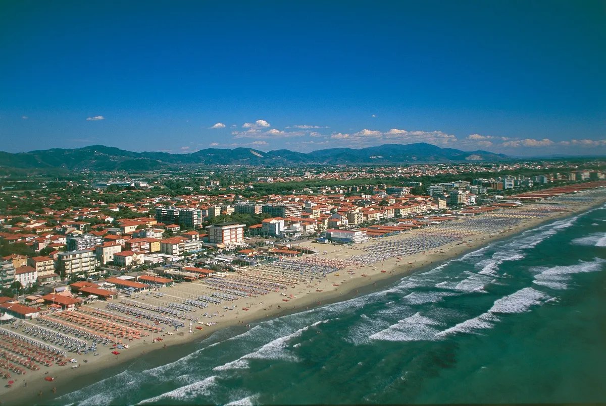 The view of the coast, Forte dei Marmi. Photo: Getty Images