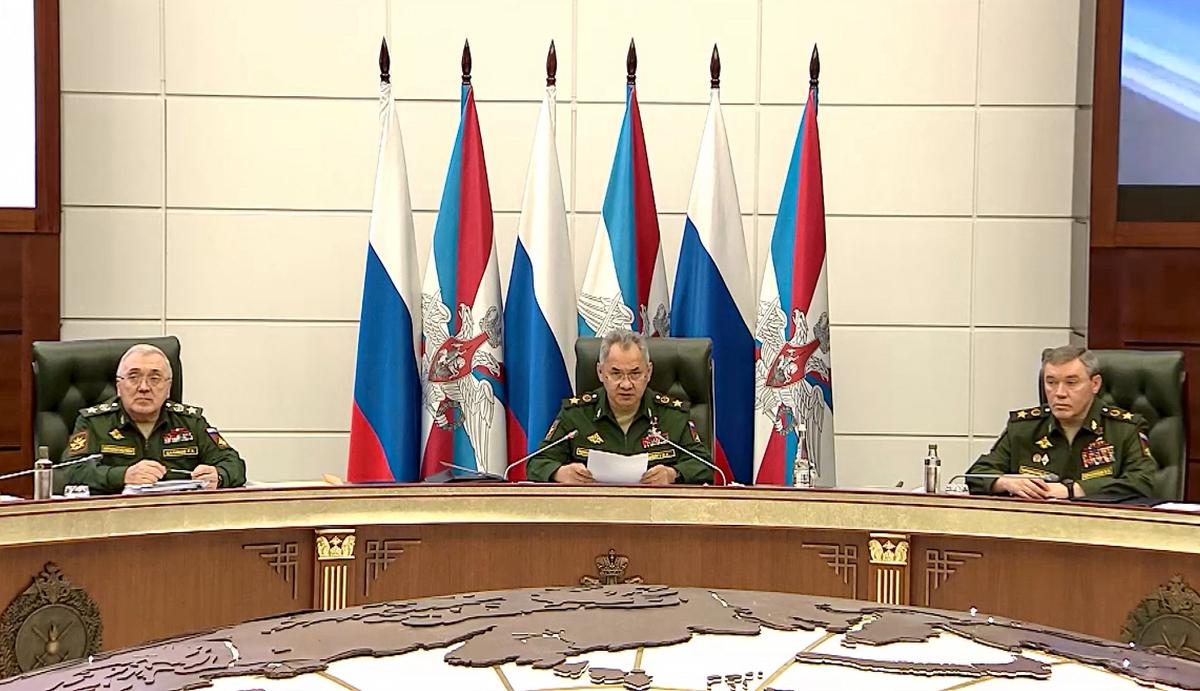 Брифинг Министерства обороны РФ. Фото: скрин видео