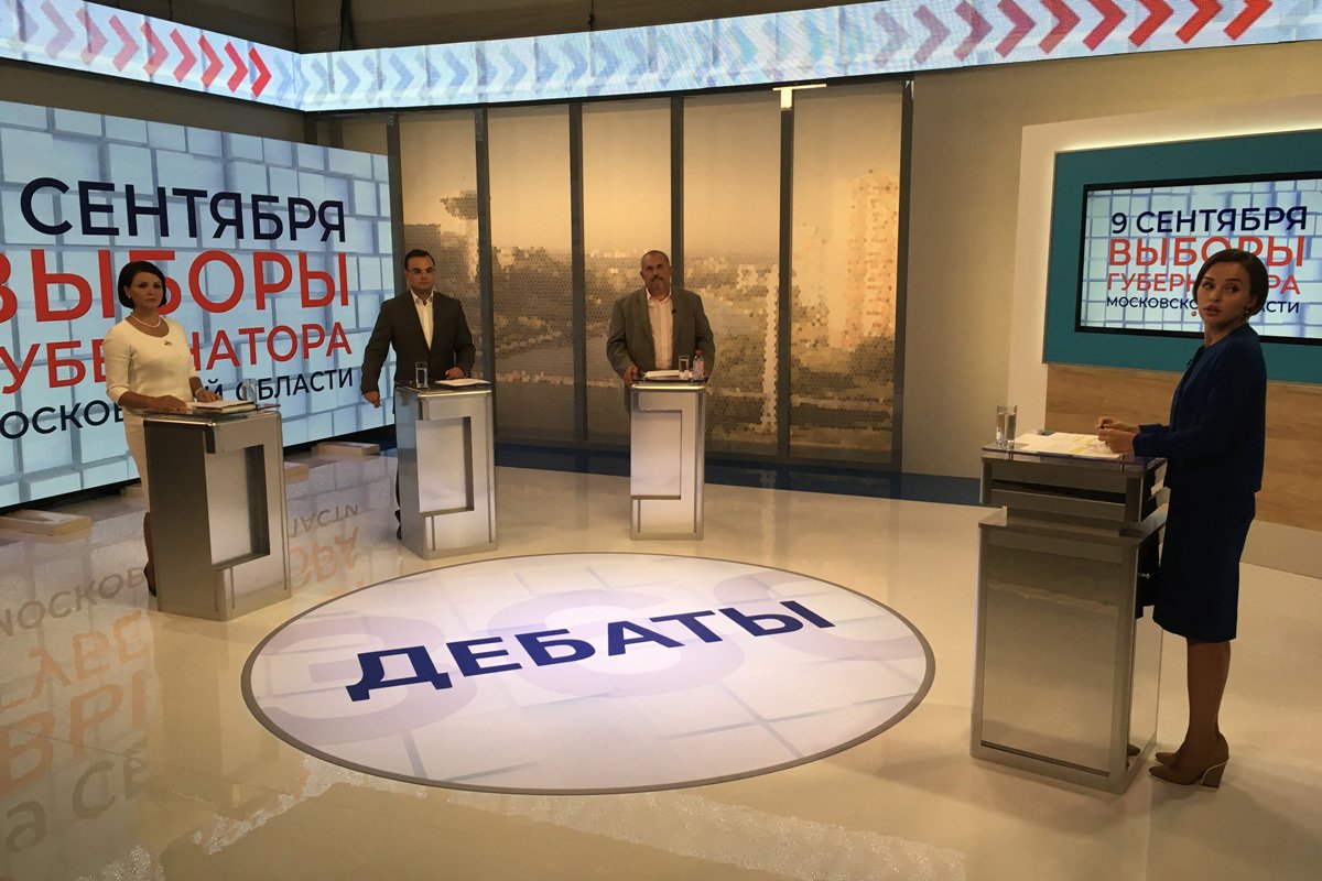 Борис Надеждин на дебатах. Фото: ВКонтакте