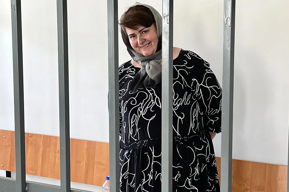 Zarema Musayeva in court. Photo: Crew Against Torture / Telegram