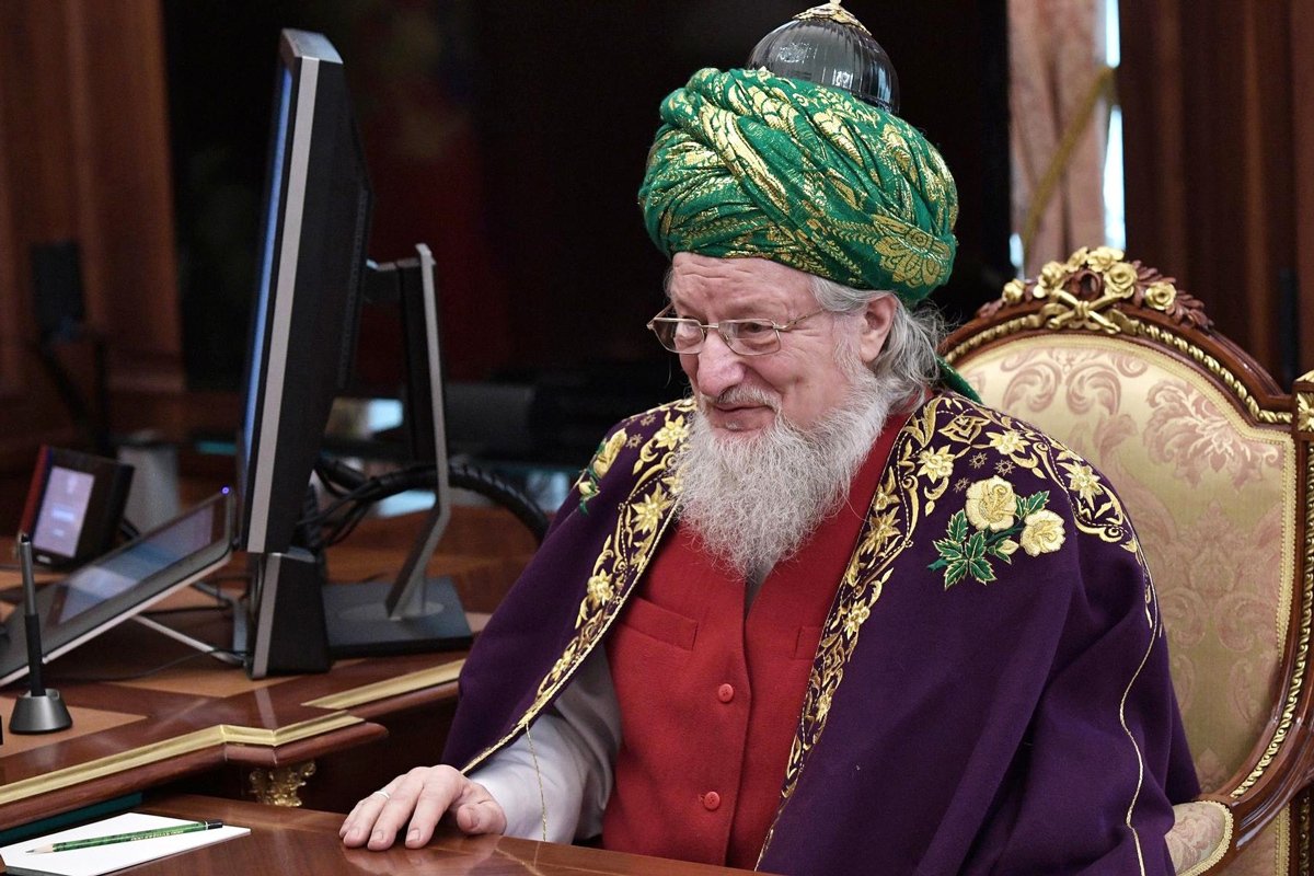 Председатель Центрального духовного управления мусульман России Талгат Таджуддин. Фото: Kremlin