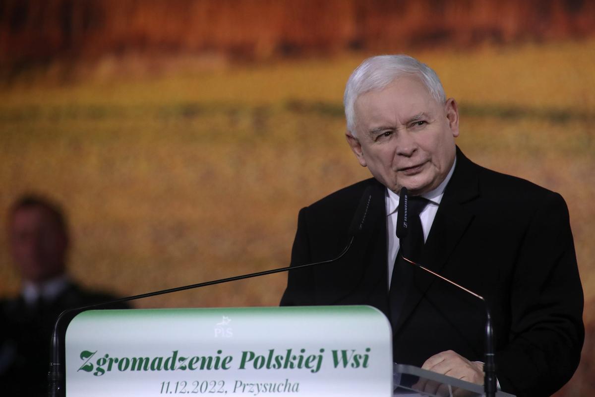 Лидер правящей партии «Право и справедливость Польши» Ярослав Качиньский. Фото: EPA-EFE/Roman Zawistowski