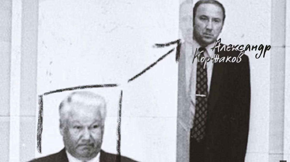 Борис Ельцин и Александр Коржаков. Скриншот фильма «Предатели»