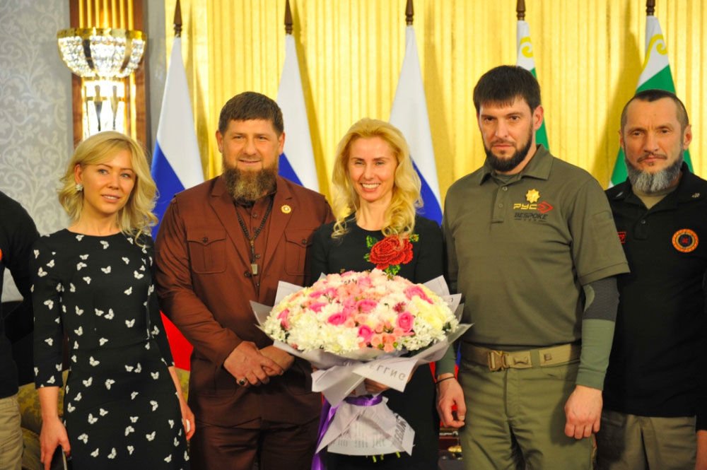 Екатерина Мизулина, Рамзан Кадыров, Елена Мильская, Даниил Мартынов, фото: сайт главы Чечни