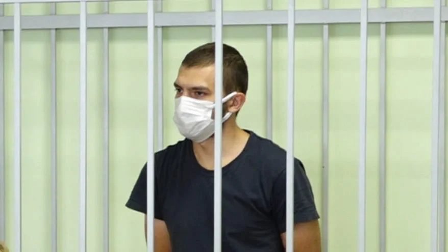 Yaroslav Shekhovtsov in court. Photo: 7x7 Horizontal Russia