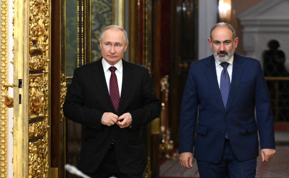 Встреча Путина и Пашиняна в мае 2023 года. Фото:  Kremlin.ru
