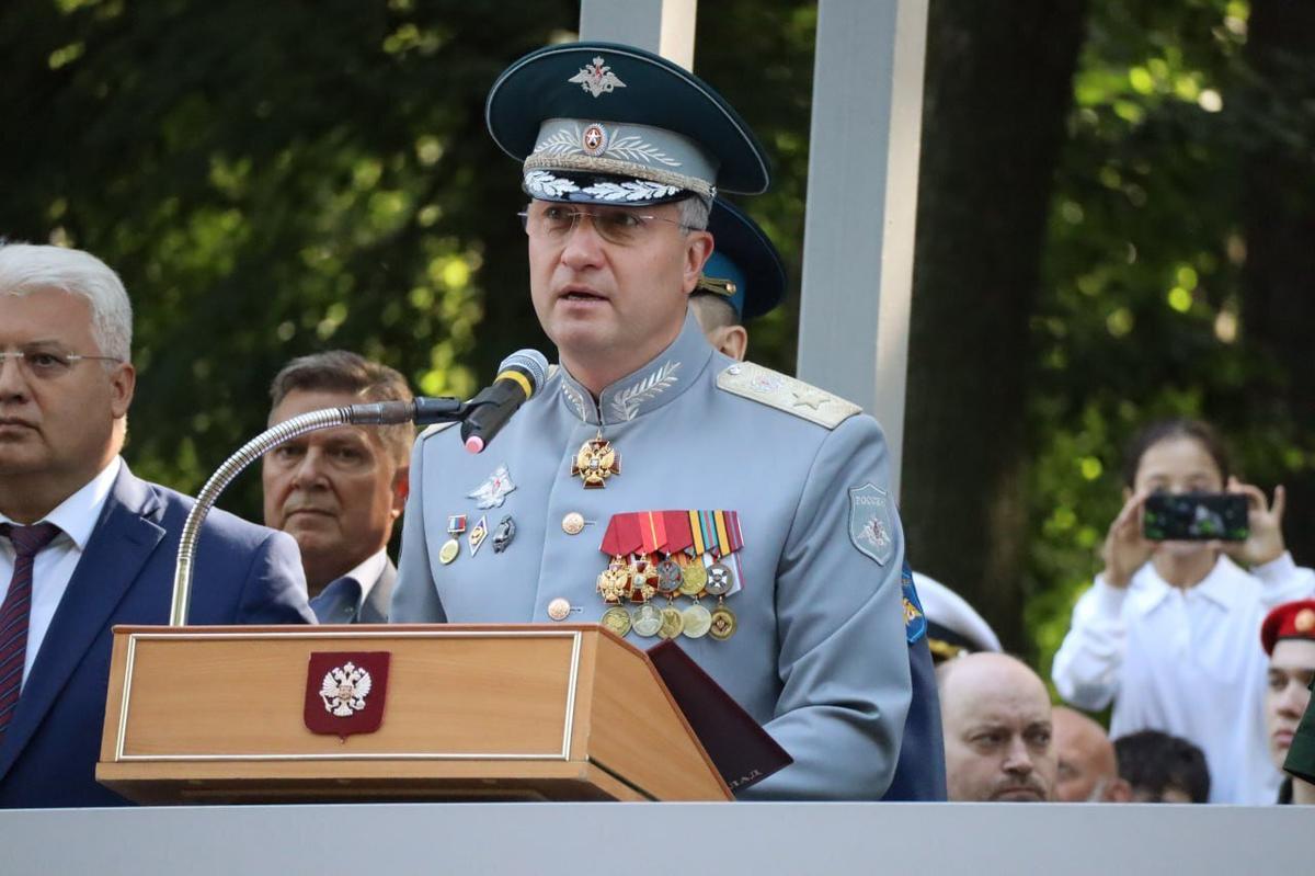Russian Deputy Defence Minister Timur Ivanov at the Kirov Military Medical Academy in St. Petersburg, Russia, 26 August 2023. Photo: Ministry of Defence of the Russian Federation
