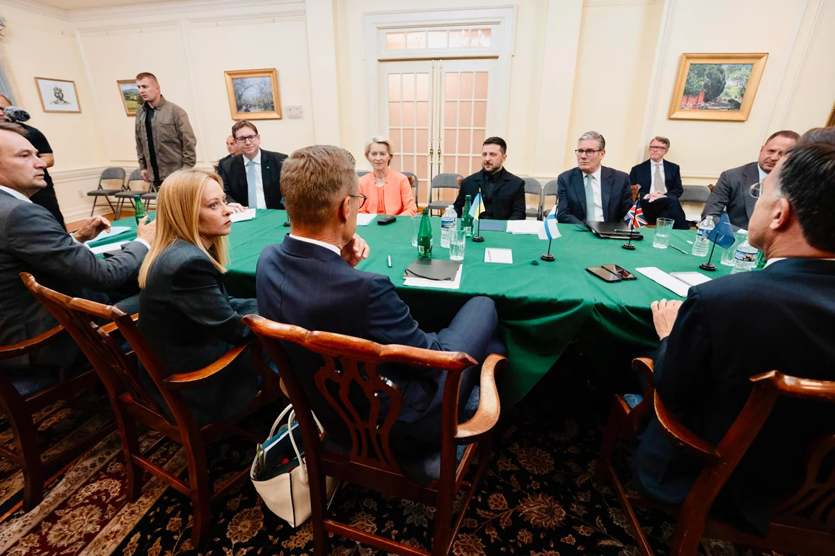 Вашингтон, округ Колумбия, США, 18 августа 2025 года. Фото: Filippo Attili / Chigi Palace Press Office / EPA