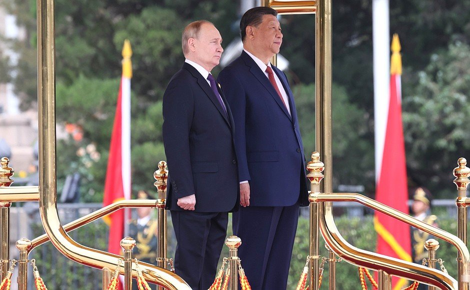 Церемония официальной встречи Владимира Путина и Си Цзиньпина. Фото: Кремль