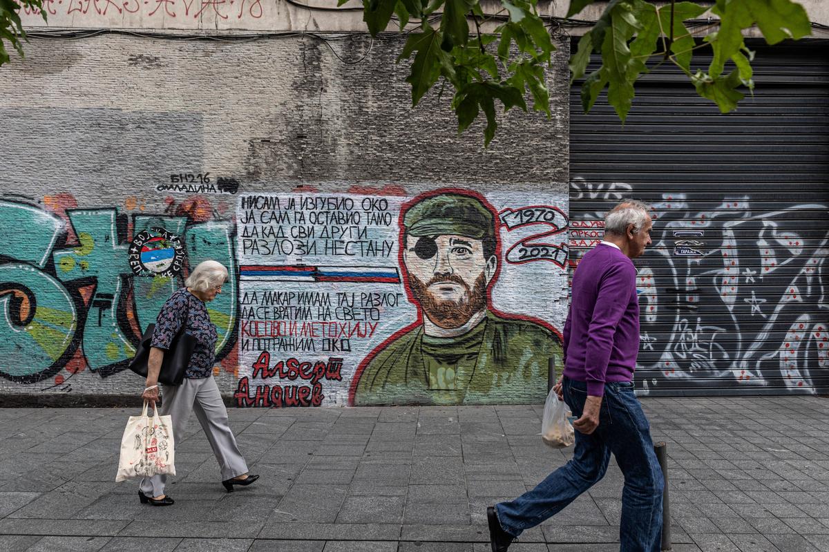 На улицах Белграда. Фото: Влад Докшин, специально для «Новой газеты Европа»
