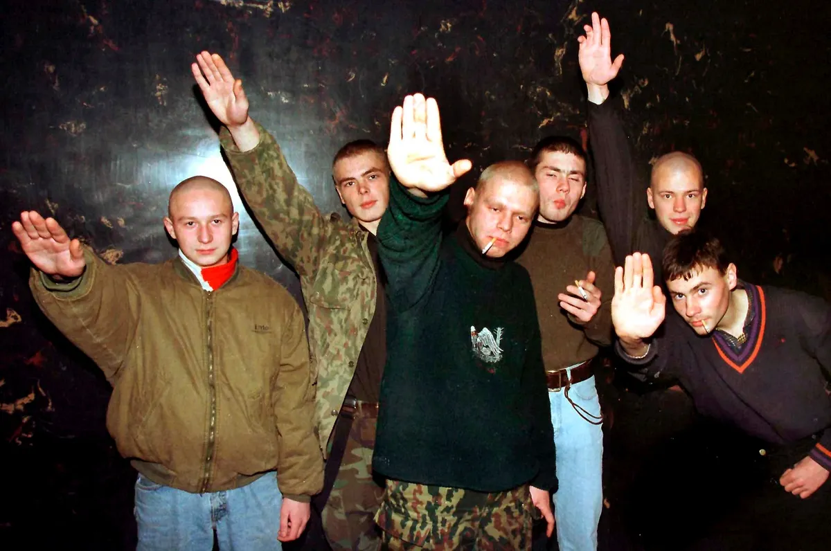 Russian ultranationalists at the 4th Congress of Russian Nationalists in St. Petersburg, Russia, 6 December 1997. Photo: EPA / Anatoly Maltsev