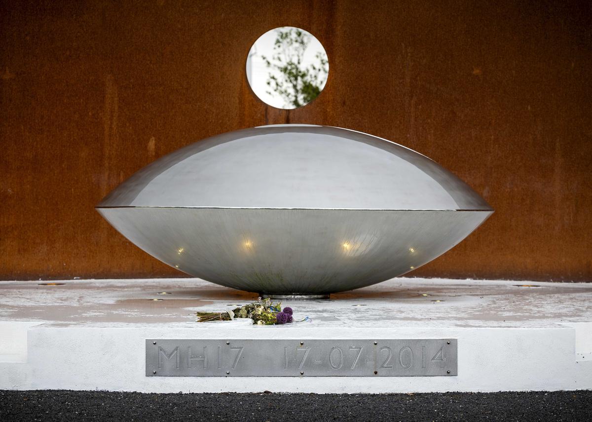 The MH17 monument in Vijfhuizen, the Netherlands, 10 July 2024. Photo: EPA-EFE/SEM VAN DER WAL