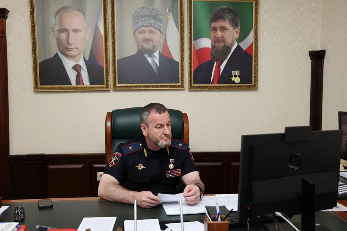 Chechen Interior Minister Aslan Iraskhanov. Photo: social media