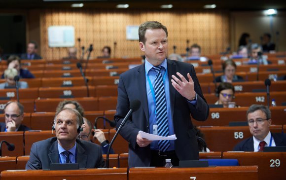 Франк Швабе, спецдокладчик ПАСЕ по Северному Кавказу. Фото: aravot-ru.am