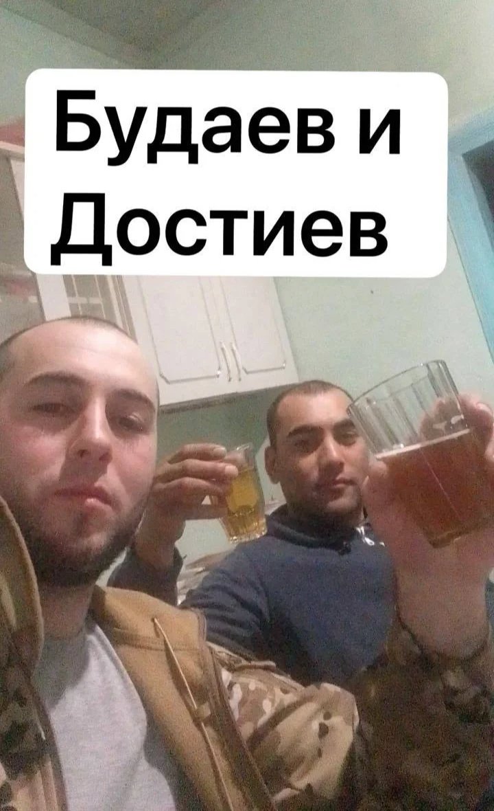 On the left: convict Budaev sentenced to 19 years in a high-security prison, who currently fights for the Storm squadron. Photo: Gulagu.net