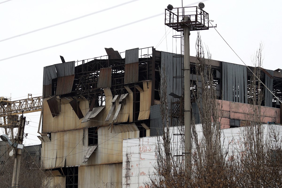 Последствия пожара. Фото: Игорь Коваленко / EPA-EFE