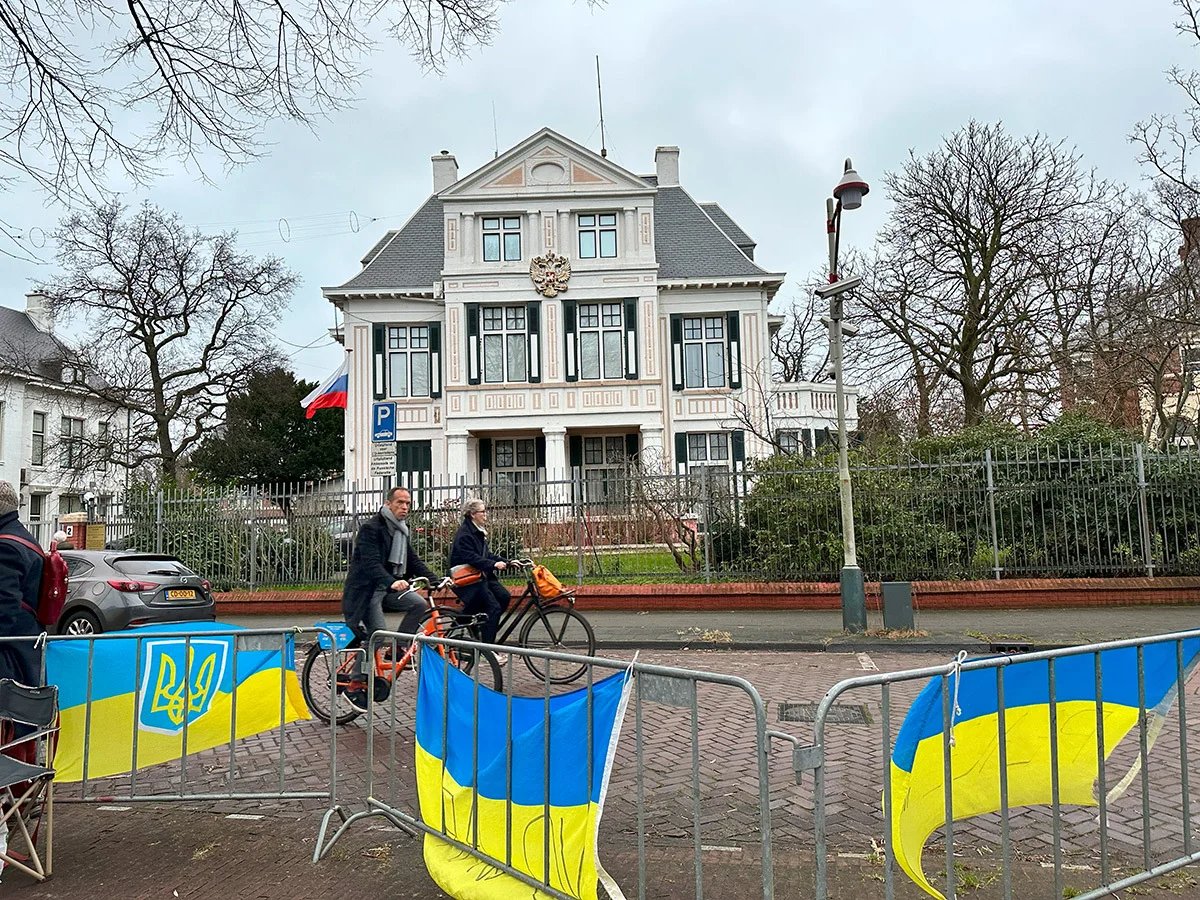 The Russian embassy building in The Hague, Netherlands. Photo: Ilya Volzhsky