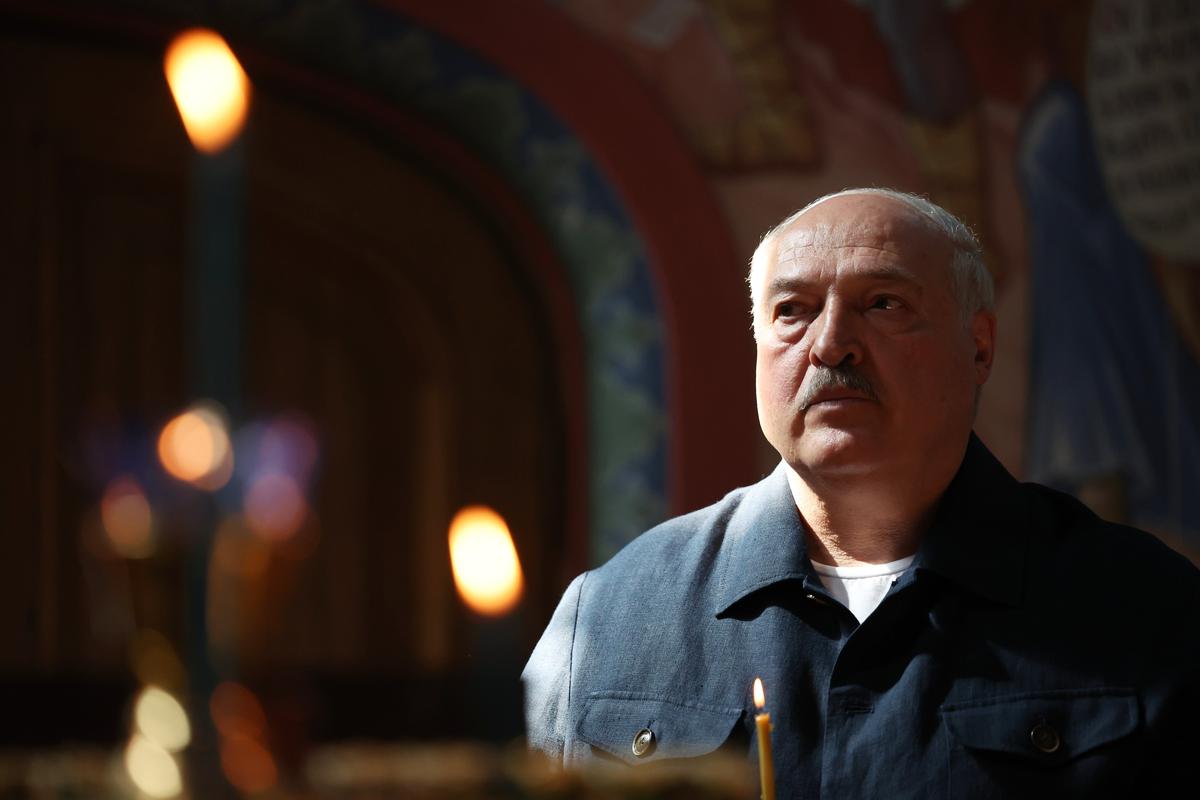 Alexander Lukashenko visits Valaam Island in Lake Ladoga, northwestern Russia, 25 July 2024. Photo: EPA-EFE / ALEXANDER KAZAKOV / SPUTNIK / KREMLIN POOL