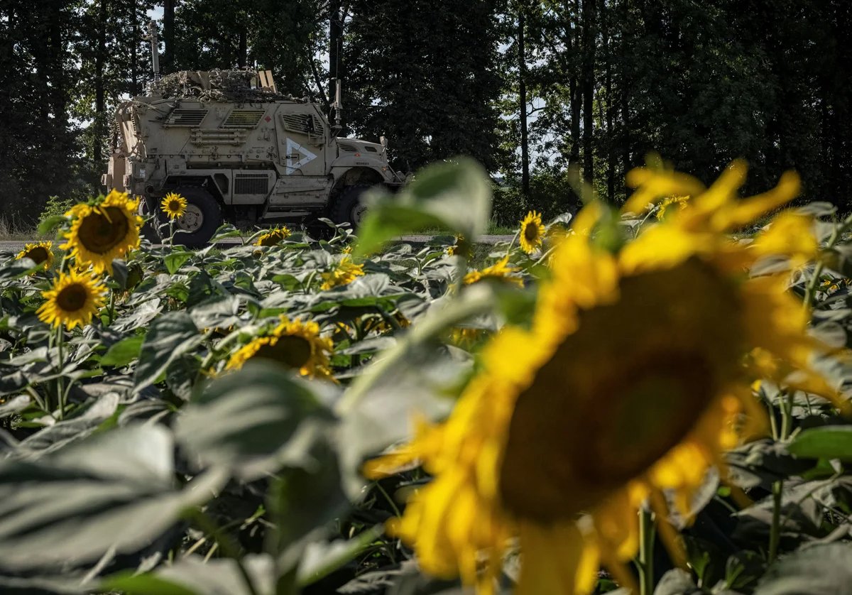 Ukrainian servicemen near the Russian border in the Ukrainian city of Sumy, 16 August 2024. Photo: Vyacheslav Ratinsky / Reuters / Scanpix / LETA