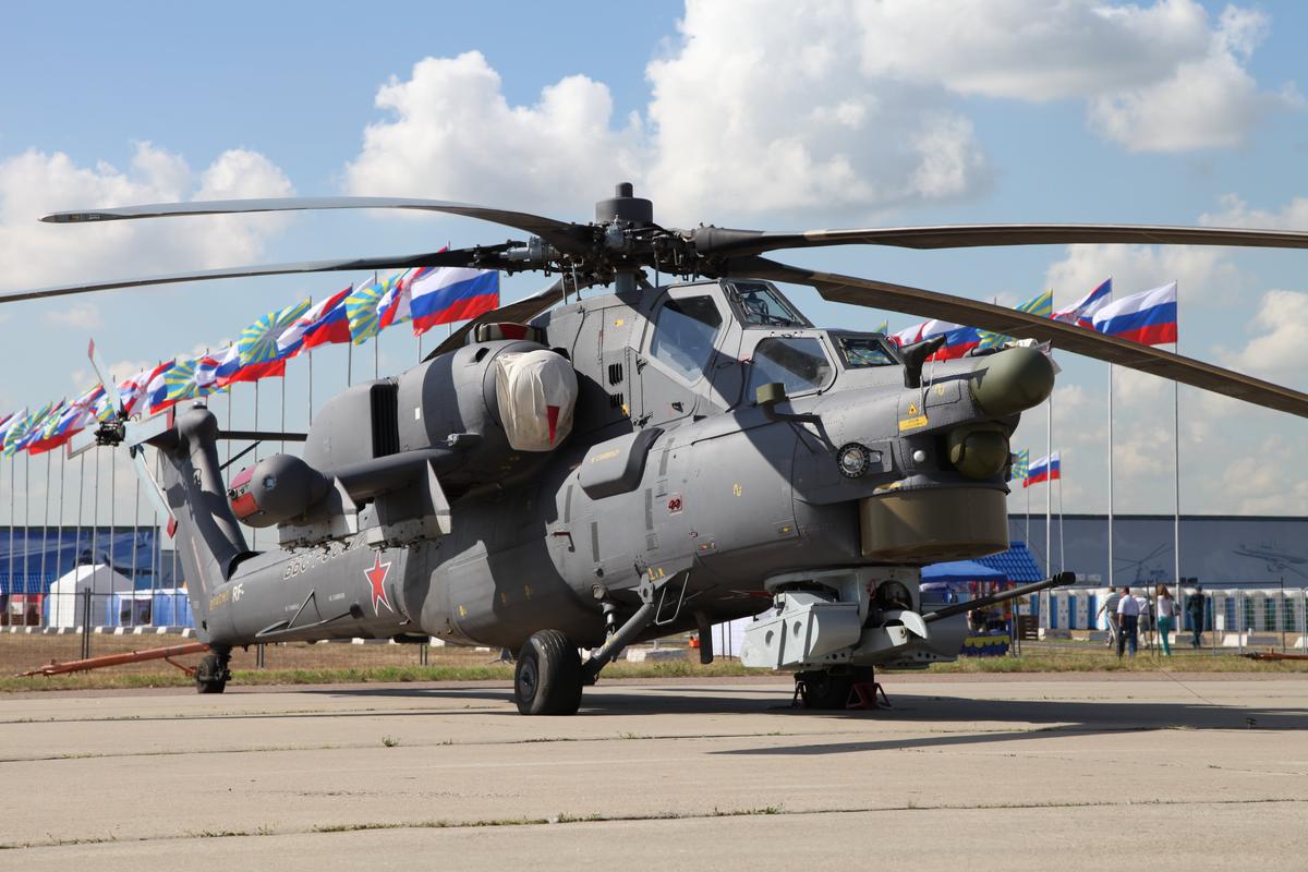Вертолет Ми-28Н ВВС России. Фото:  Wikimedia Common , CC BY-SA 4.0