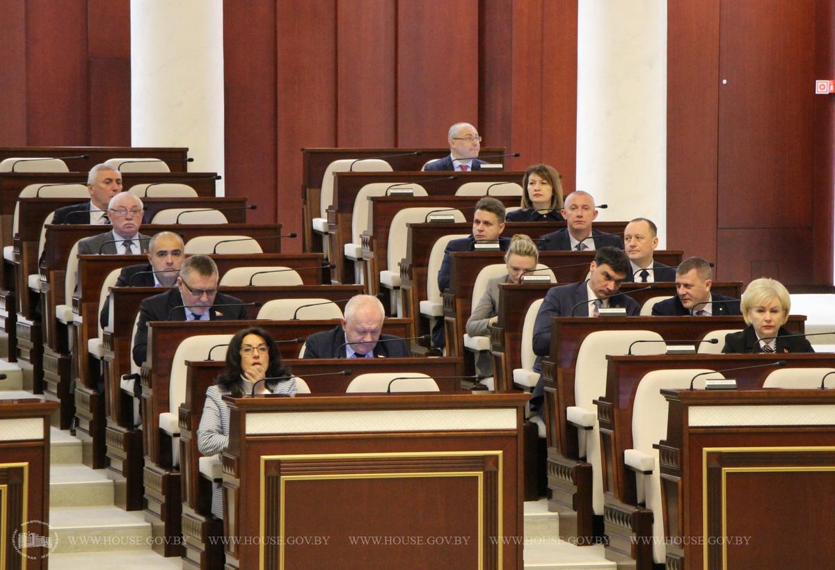 Заседание Палаты представителей Национального собрания РБ. Фото:  Официальный сайт палаты представителей