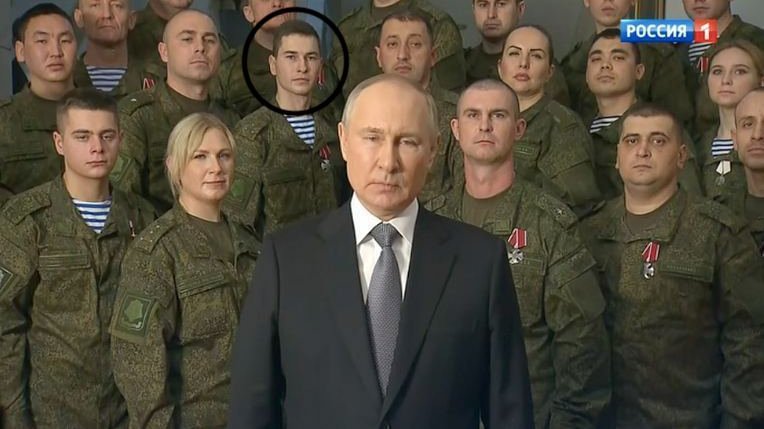 Фото: новогоднее обращение Путина