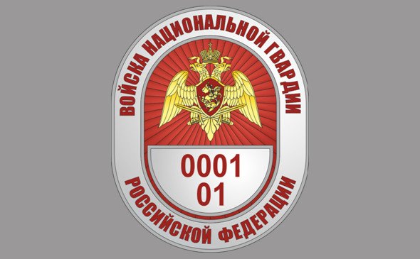 Проект нагрудного знака для сотрудников Росгвардии. Иллюстрация: regulation.gov.ru