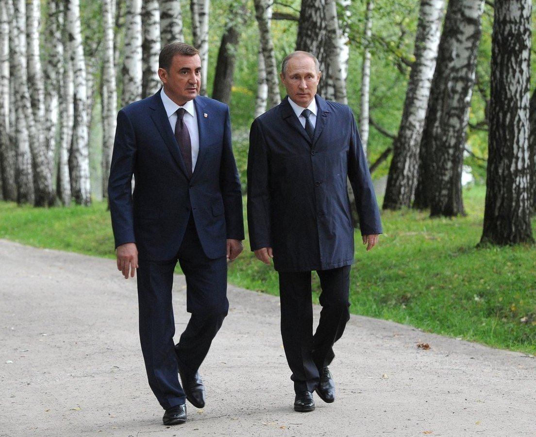 Алексей Дюмин и Владимир Путин. Фото: Кремль