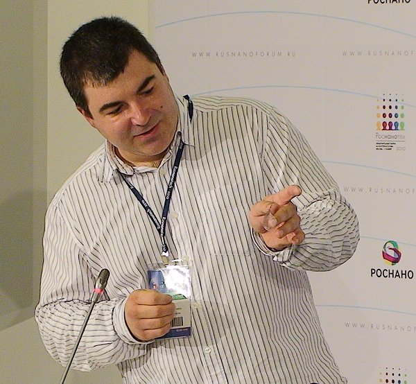 Лауреат Нобелевской премии по физике Константин Новоселов. Фото: eduspb.com