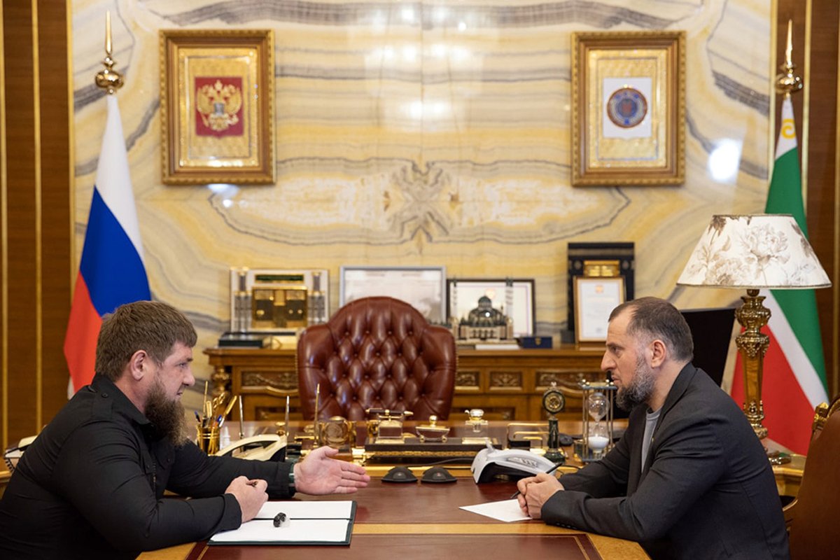 Рамзан Кадыров и Апти Алаудинов. Фото:  Пресс-служба Главы Чеченской Республики