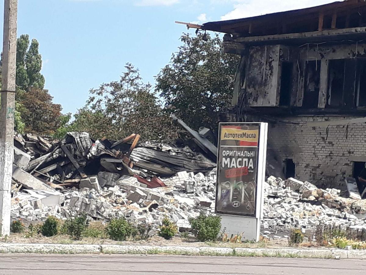 Последствия взрыва в Новой Каховке. Фото: МЧС Украины
