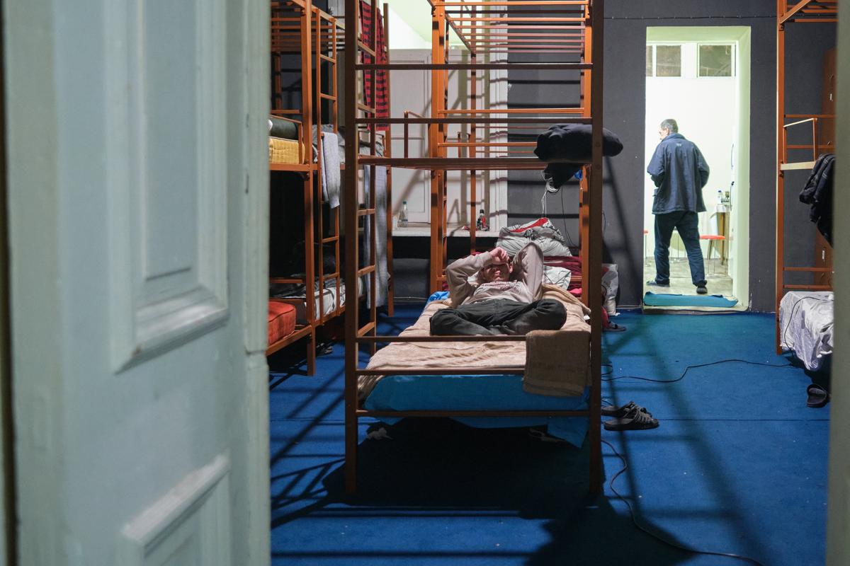 Заключённый в хостеле в Тбилиси. Фото предоставлено волонтёрами
