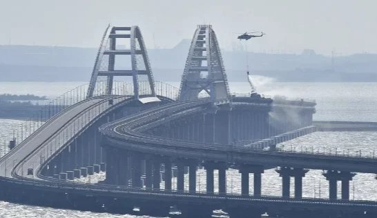 The Crimean Bridge was closed for 8 hours, although it has been opened again since.