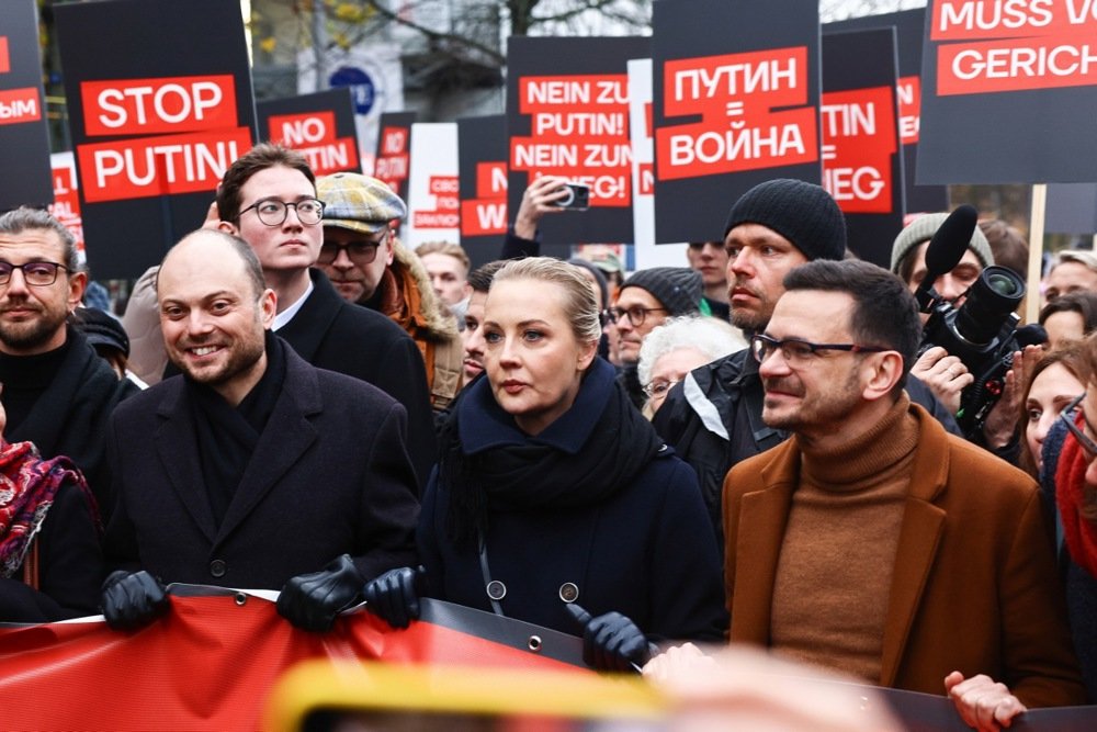 Russian opposition announces new antiwar rally in Berlin for March