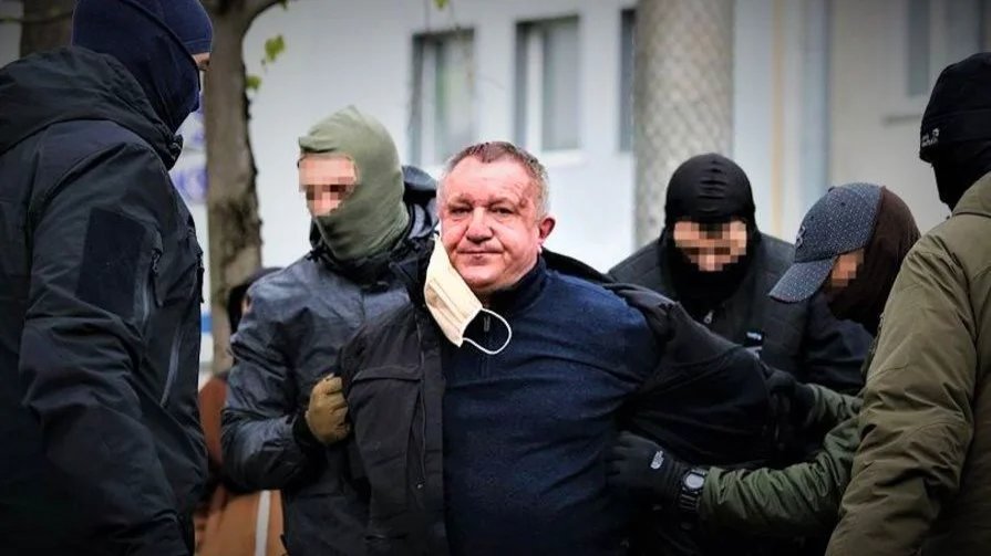 Valery Shaitanov during his arrest. Photo: SBU